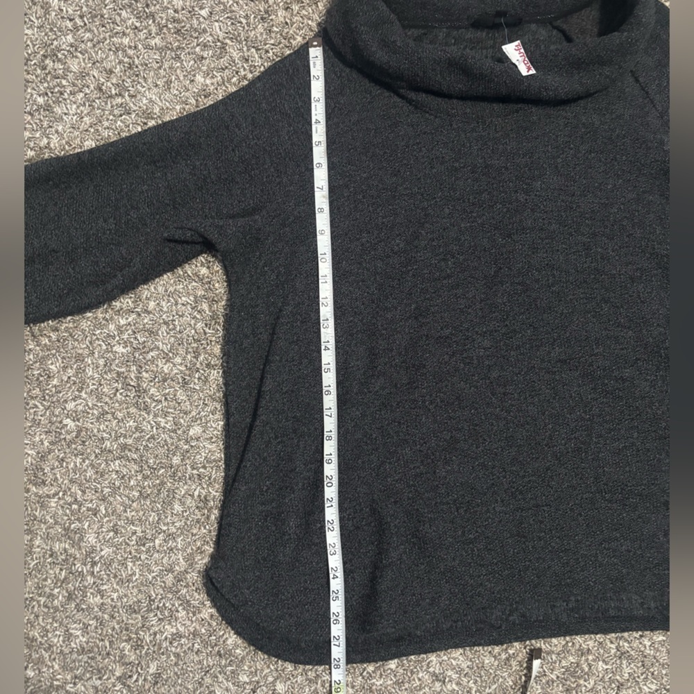Jane and Delancey Black Cowl Neck Sweater - Picture 5 of 7